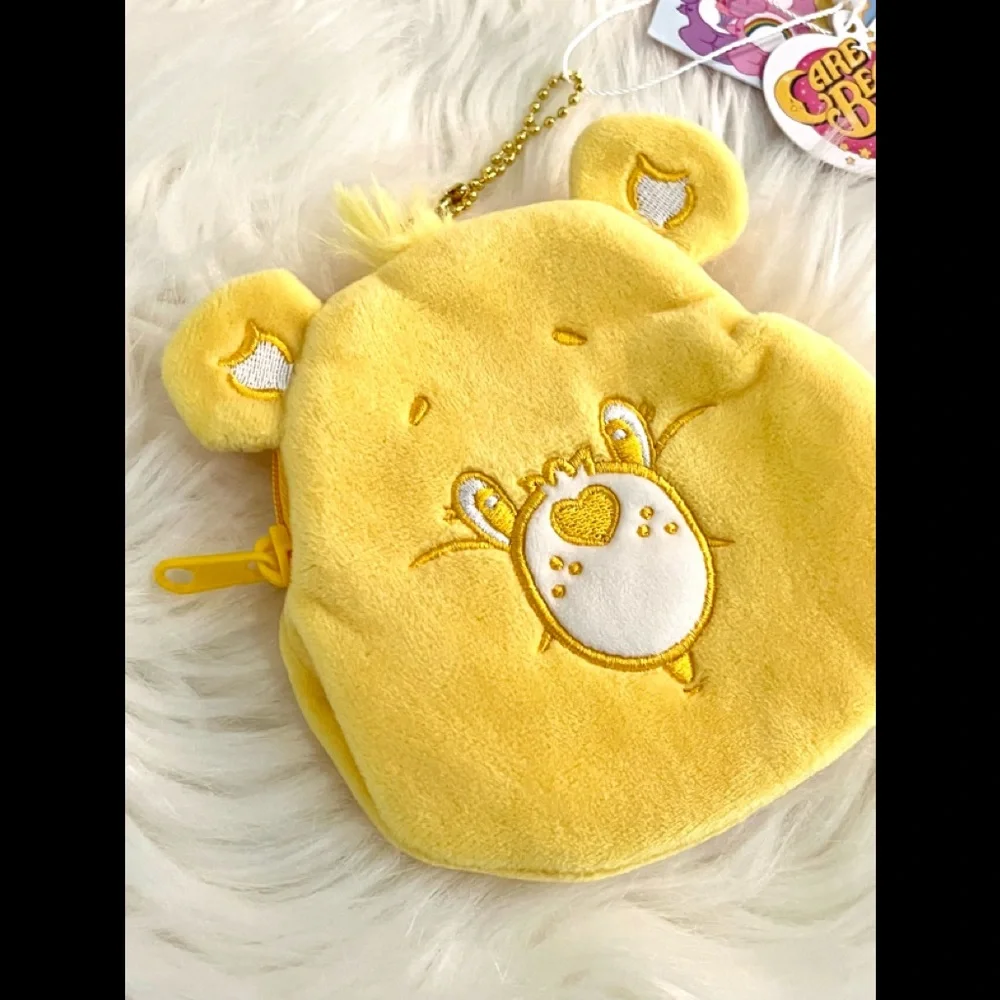 NWT Care Bears Yellow “Fun Shine” Coin Purse Bag 40th Anniversary - Picture 5 of 7
